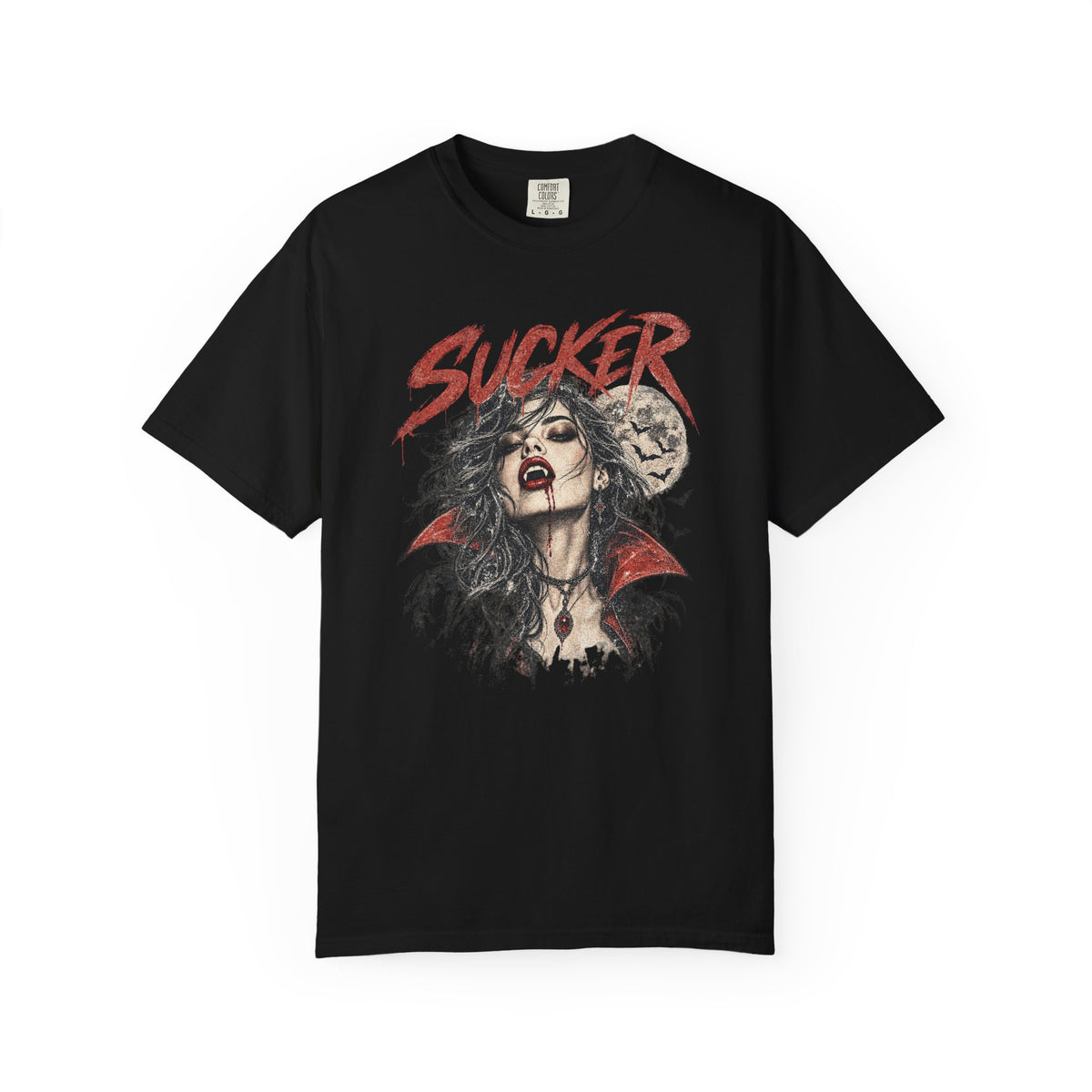 Sucker — Vintage Vampire Graphic Tee