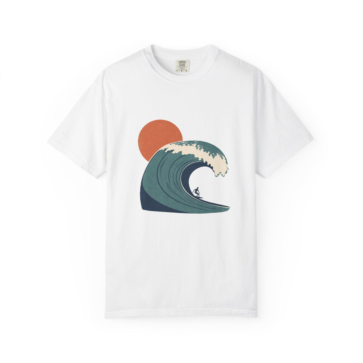 High Tide — Vintage Surf Wave Graphic Tee