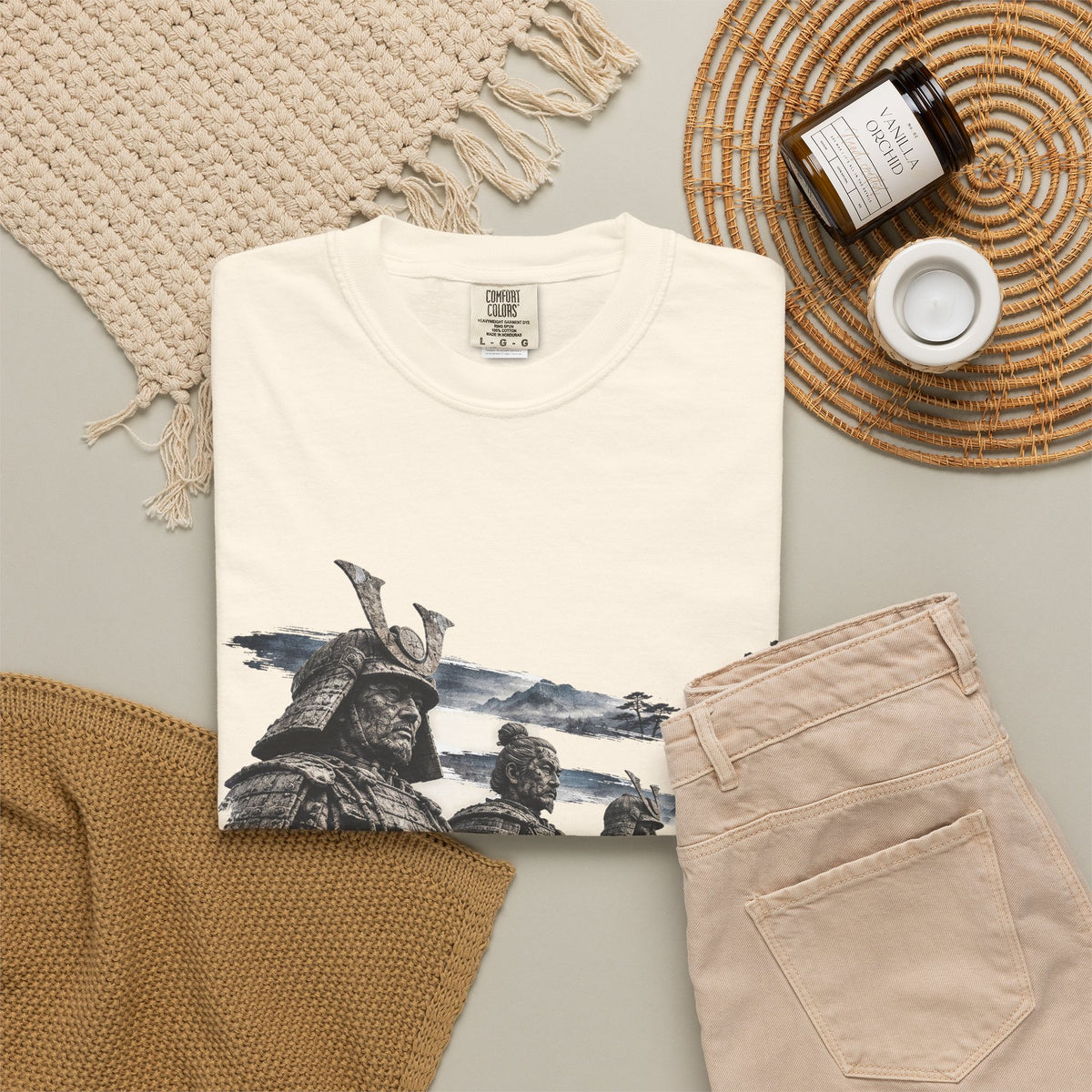 Stone Samurai — Japanese Ink Graphic Tee