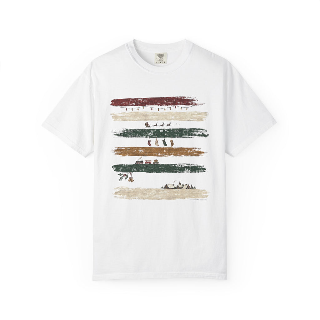 Christmas Between the Lines — Vintage Christmas Graphic Tee