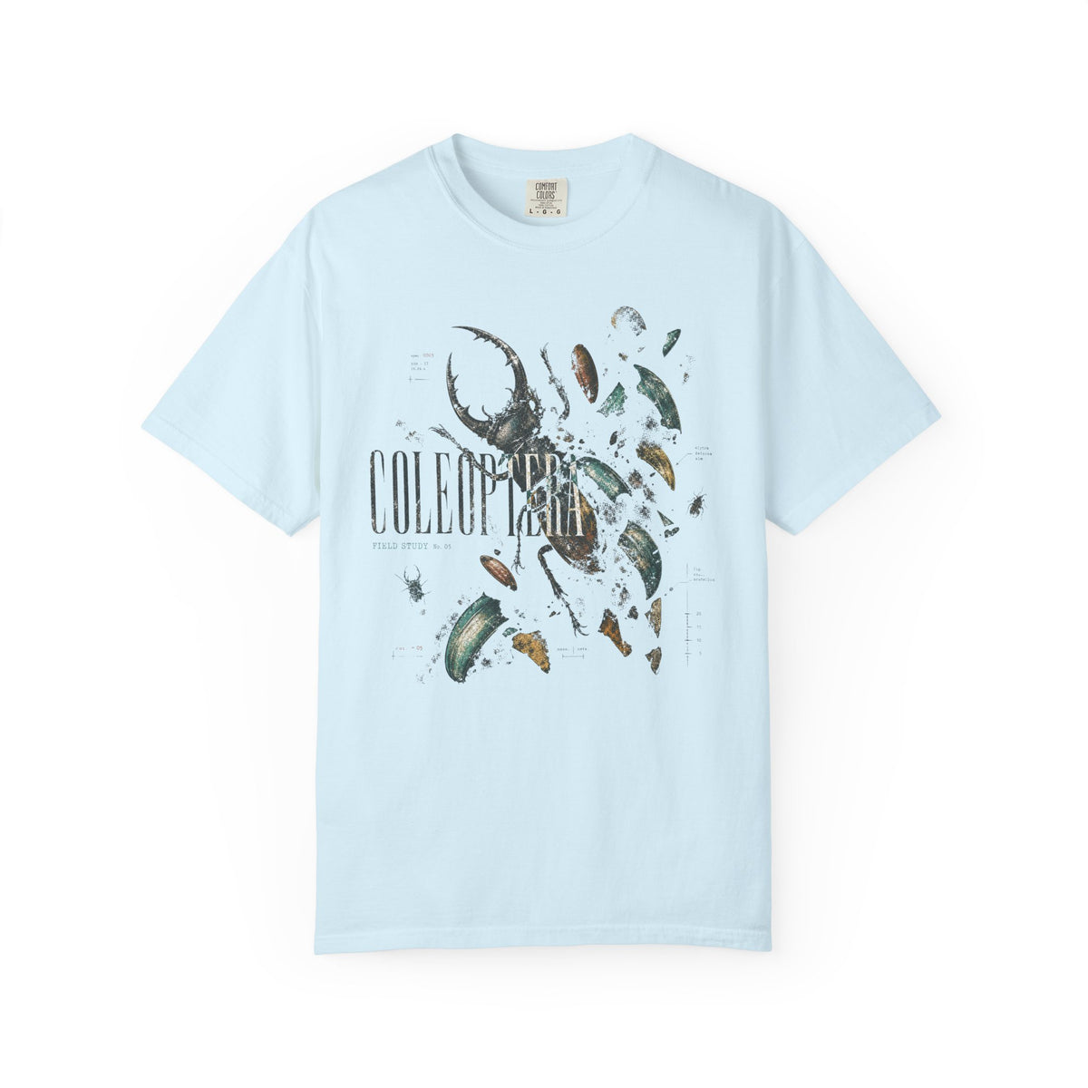 Coleoptera — Vintage Beetle Field Study Graphic Tee