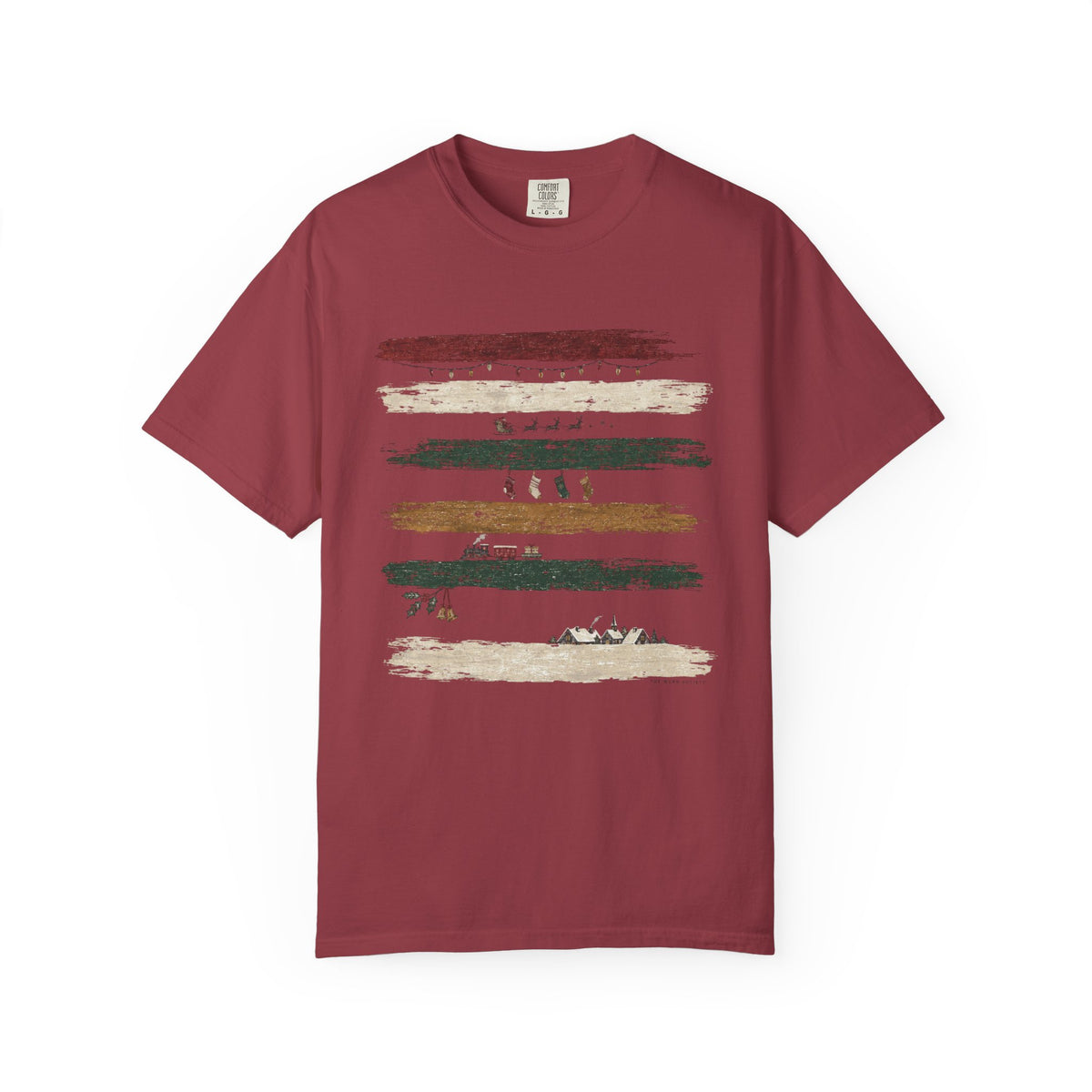 Christmas Between the Lines — Vintage Christmas Graphic Tee
