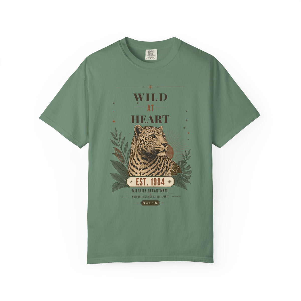 Wild at Heart — Vintage Leopard Graphic Tee