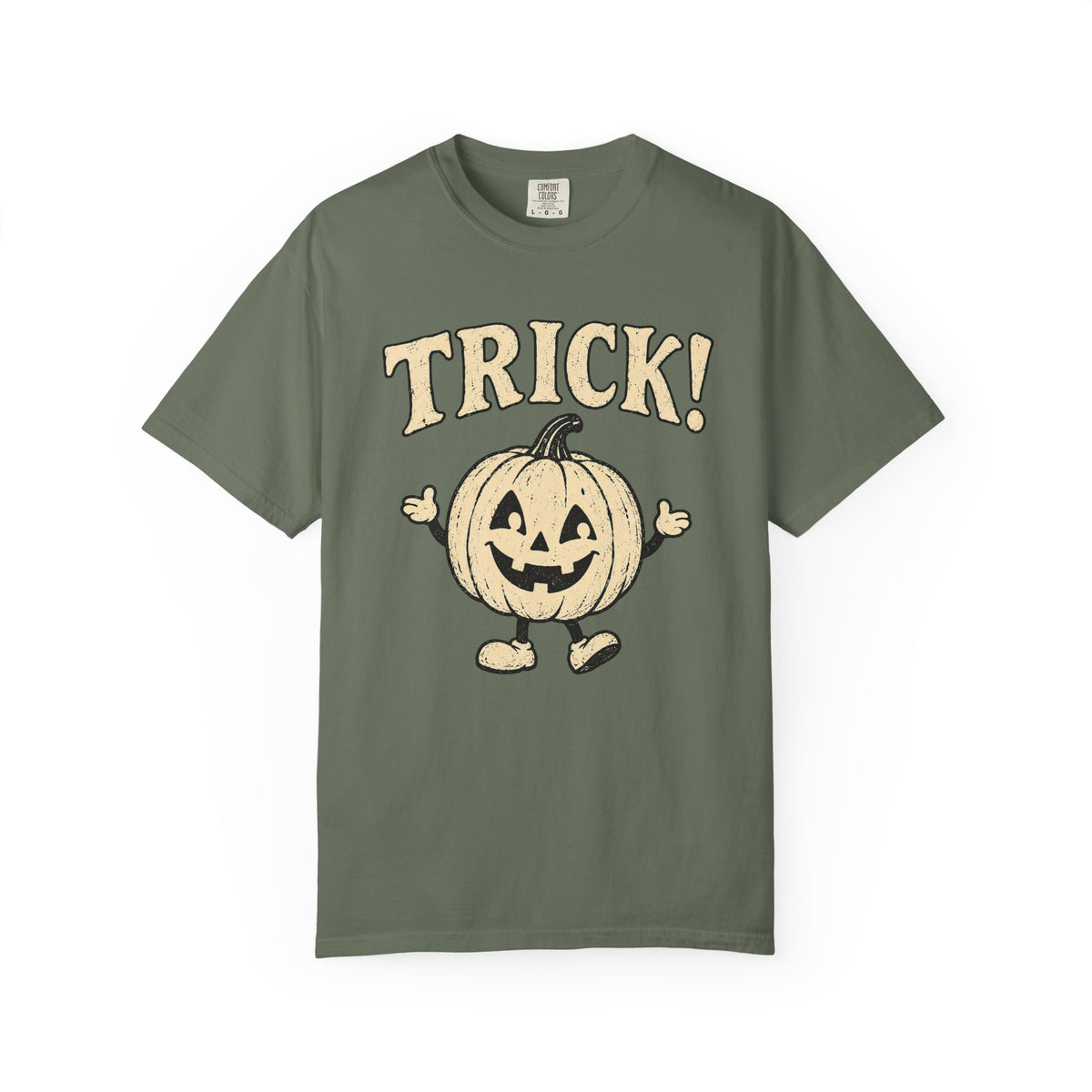 TRICK! — Vintage Jack-O'-Lantern Halloween Graphic Tee