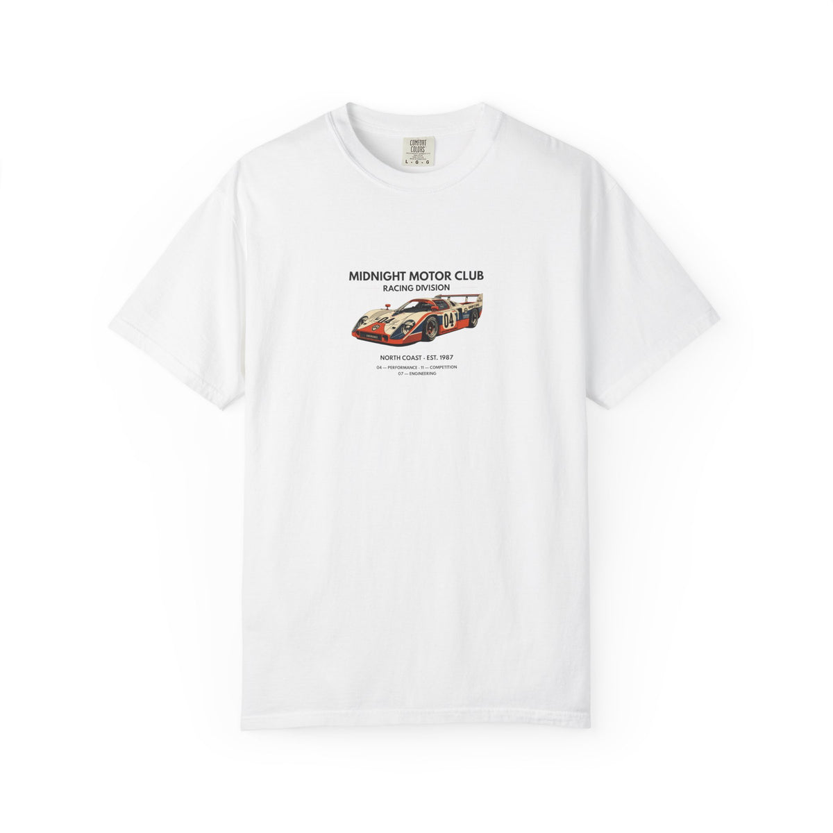 Midnight Motor Club — Double-Sided Vintage Motorsport Tee
