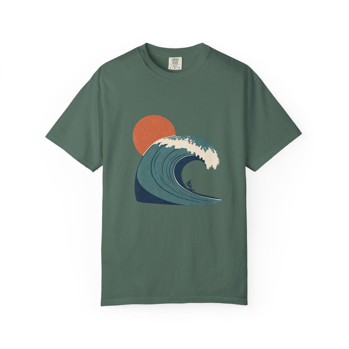 High Tide — Vintage Surf Wave Graphic Tee