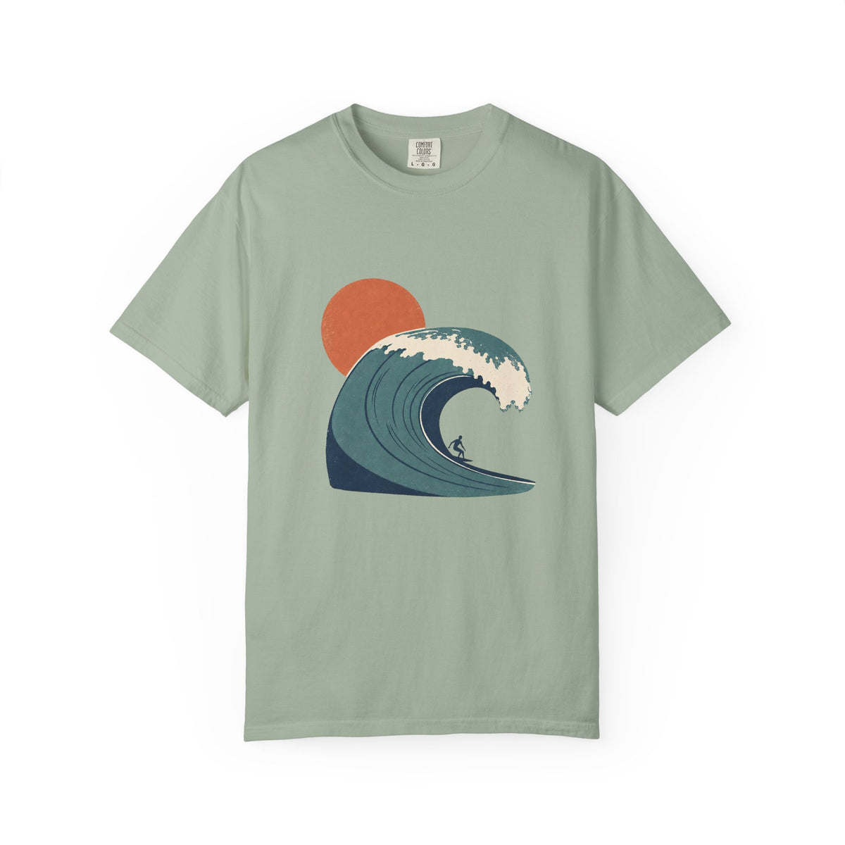 High Tide — Vintage Surf Wave Graphic Tee