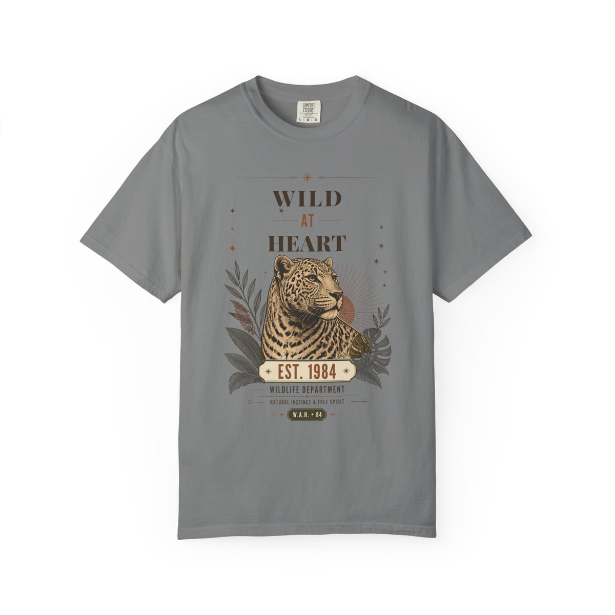 Wild at Heart — Vintage Leopard Graphic Tee