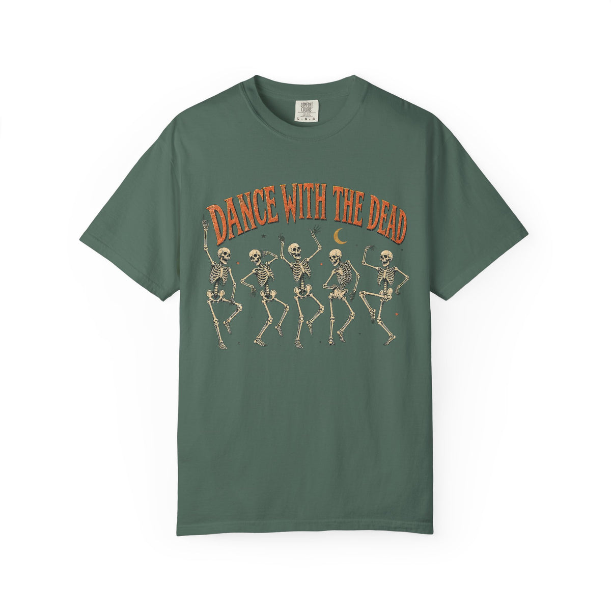 Dance With the Dead — Vintage Halloween Skeleton Graphic Tee