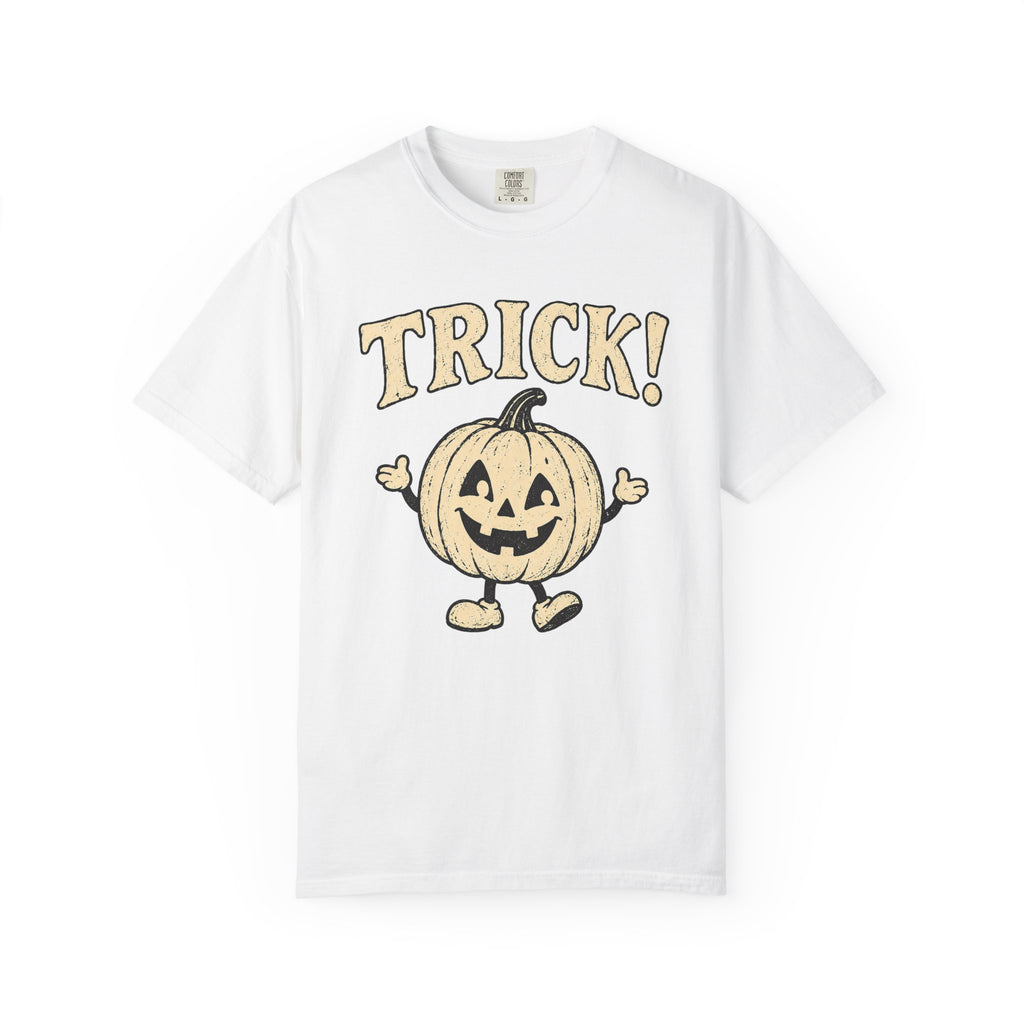TRICK! — Vintage Jack-O'-Lantern Halloween Graphic Tee