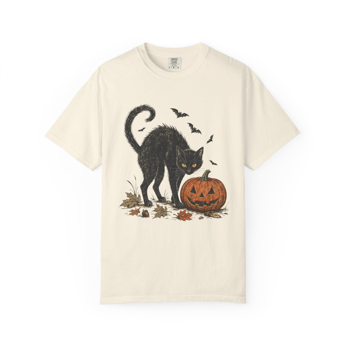 Black Cat — Vintage Halloween Graphic Tee