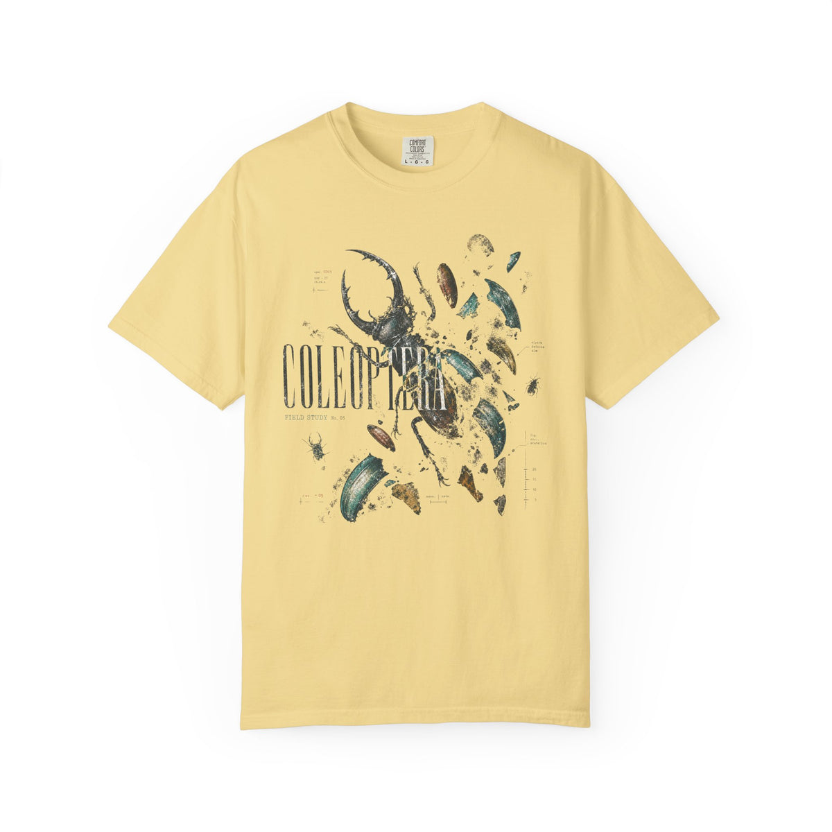 Coleoptera — Vintage Beetle Field Study Graphic Tee