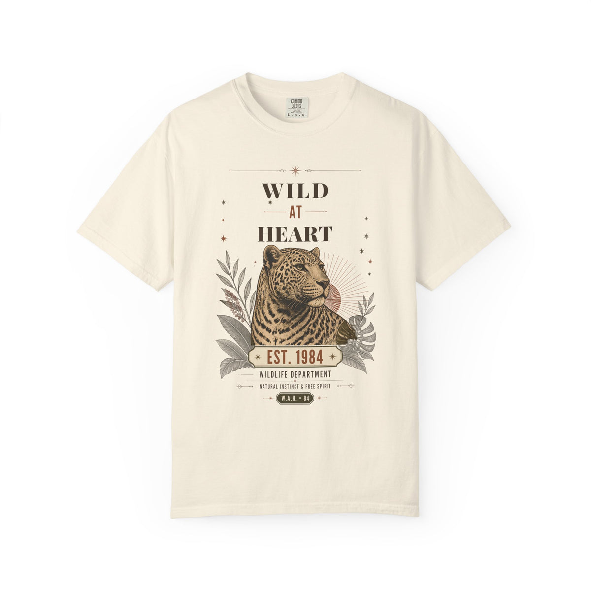 Wild at Heart — Vintage Leopard Graphic Tee