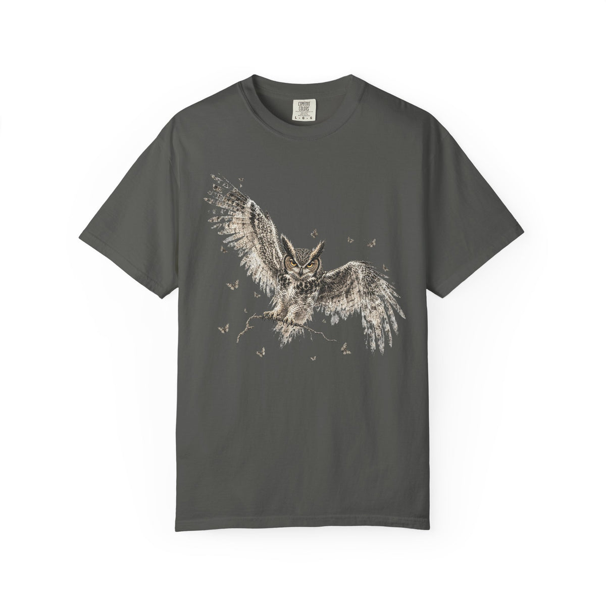 Night Owl — Vintage Owl & Moth Graphic Tee