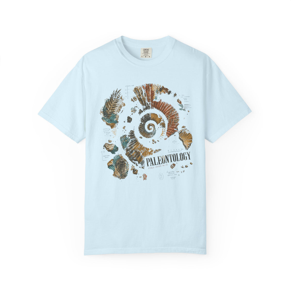Paleontology — Vintage Fossil Field Study Graphic Tee