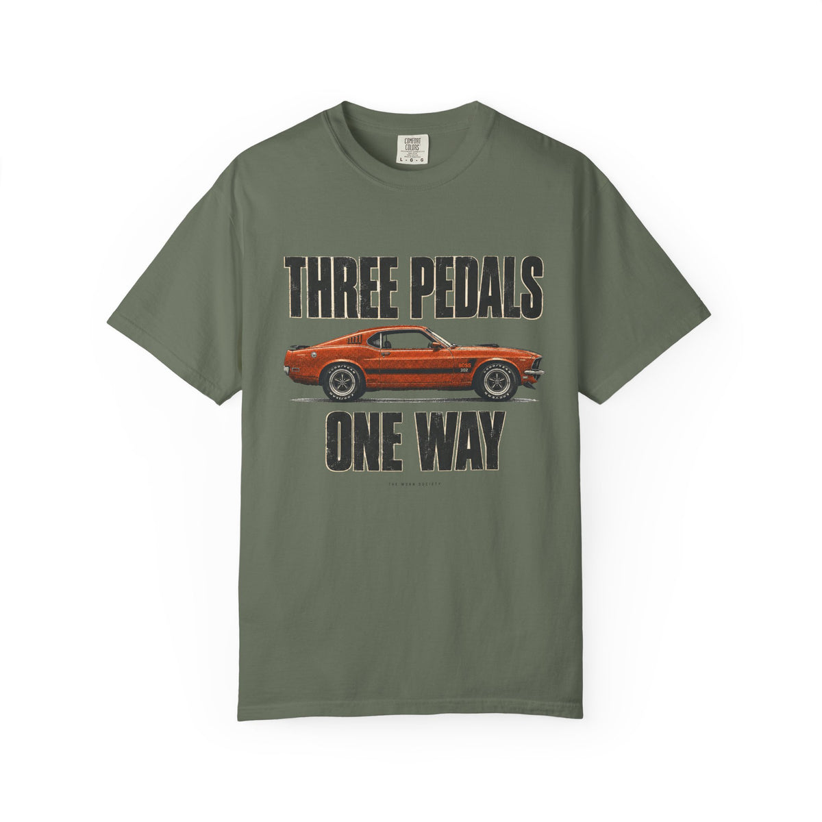 Three Pedals — Vintage Manual Driving Graphic Tee
