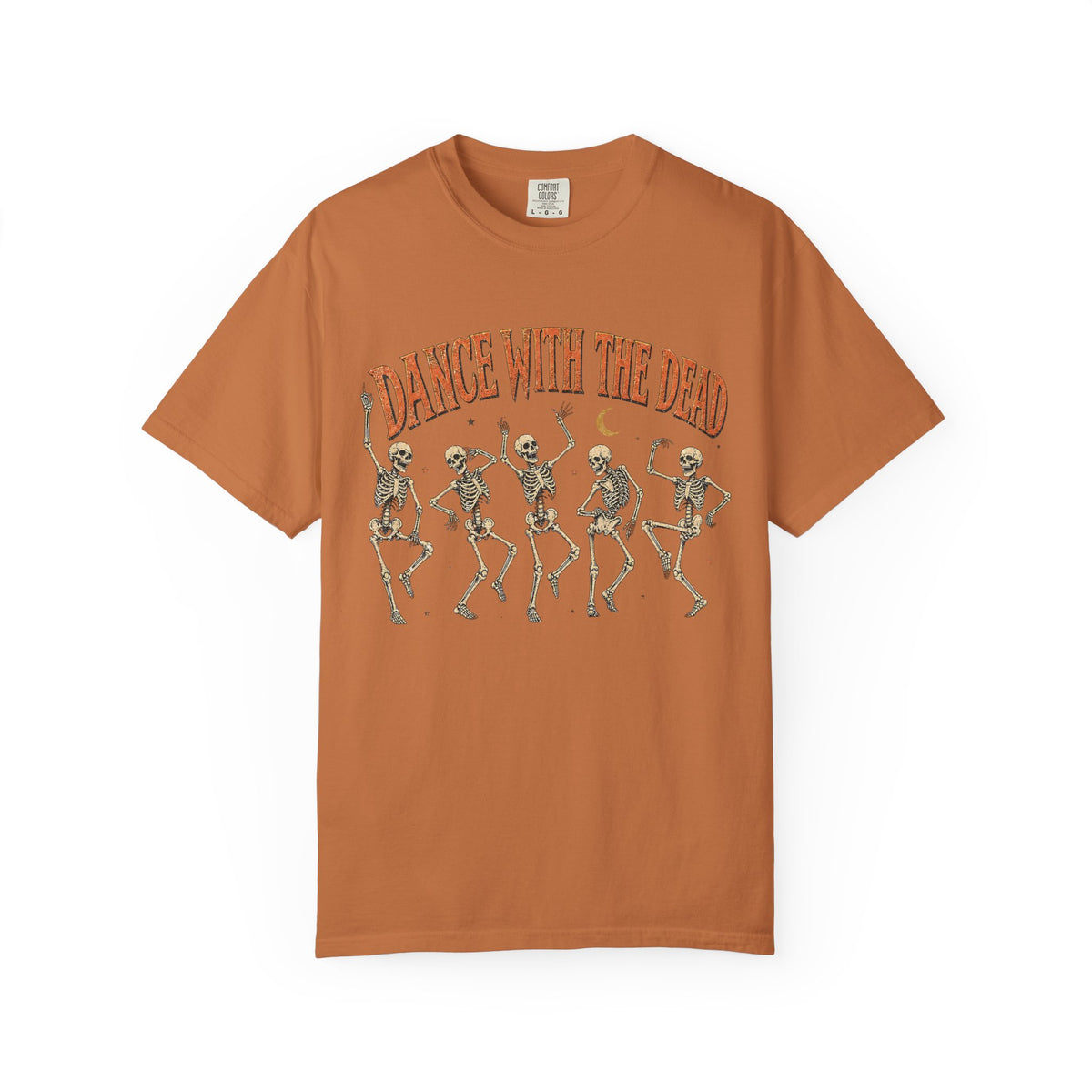 Dance With the Dead — Vintage Halloween Skeleton Graphic Tee