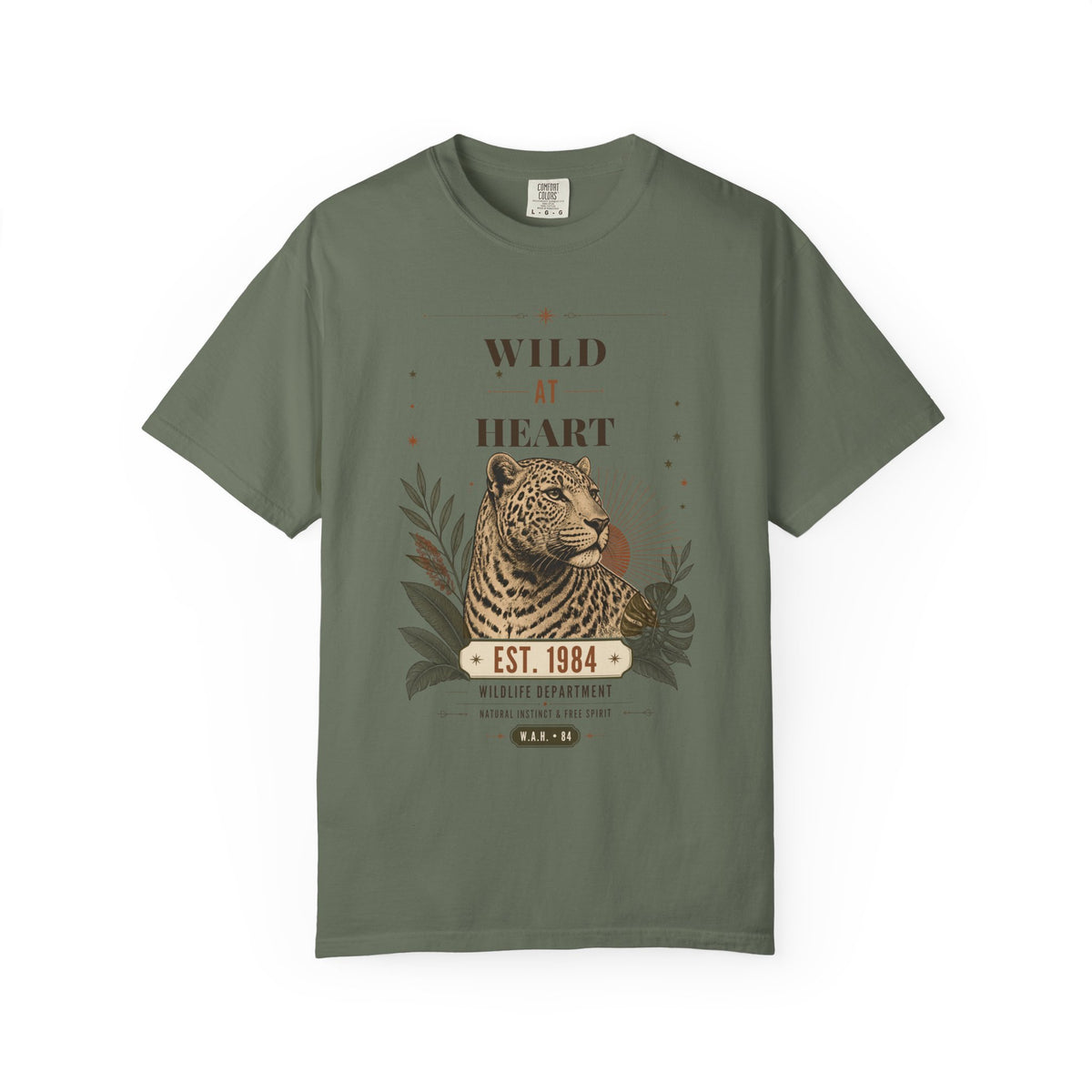Wild at Heart — Vintage Leopard Graphic Tee