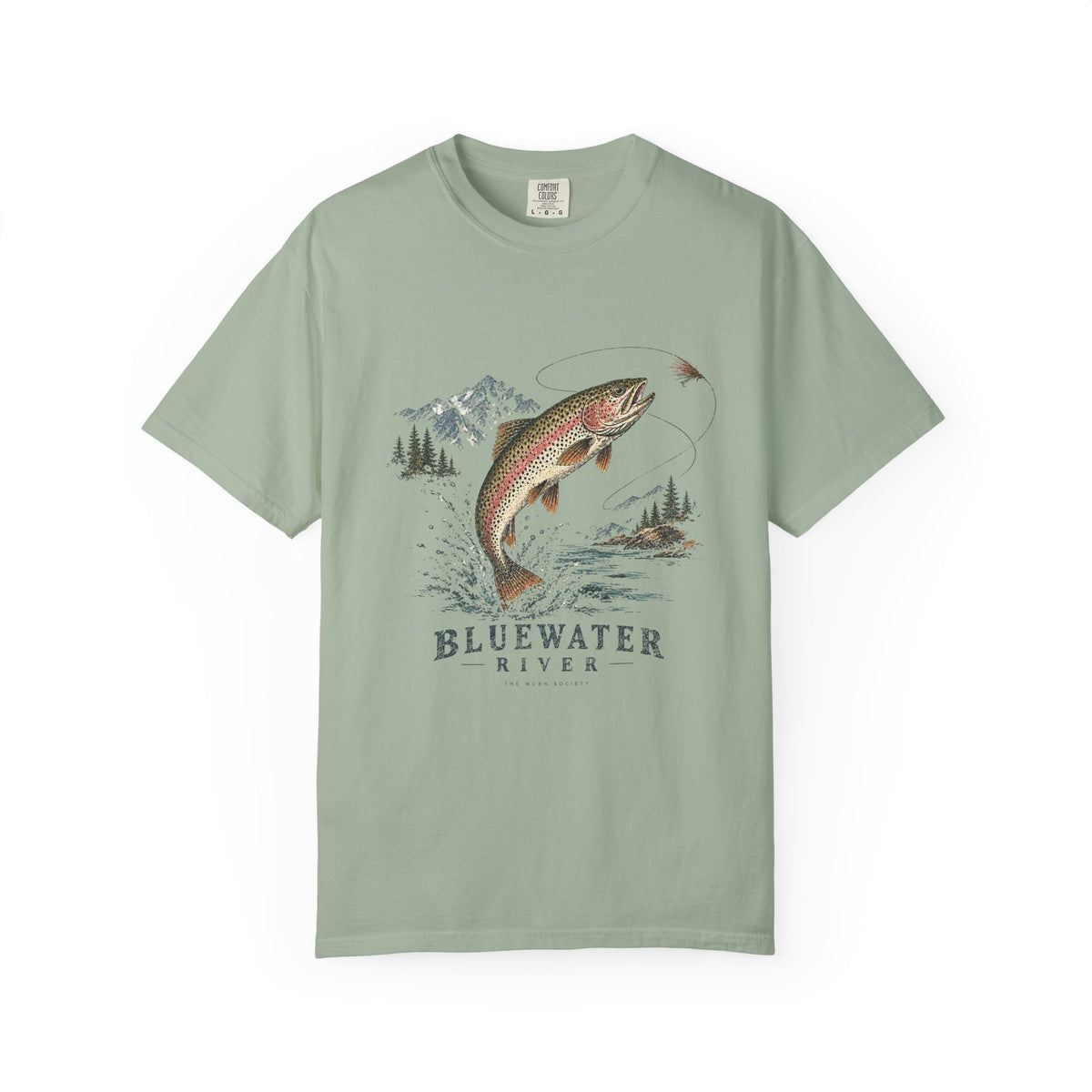 Bluewater River — Vintage Fly Fishing Graphic Tee