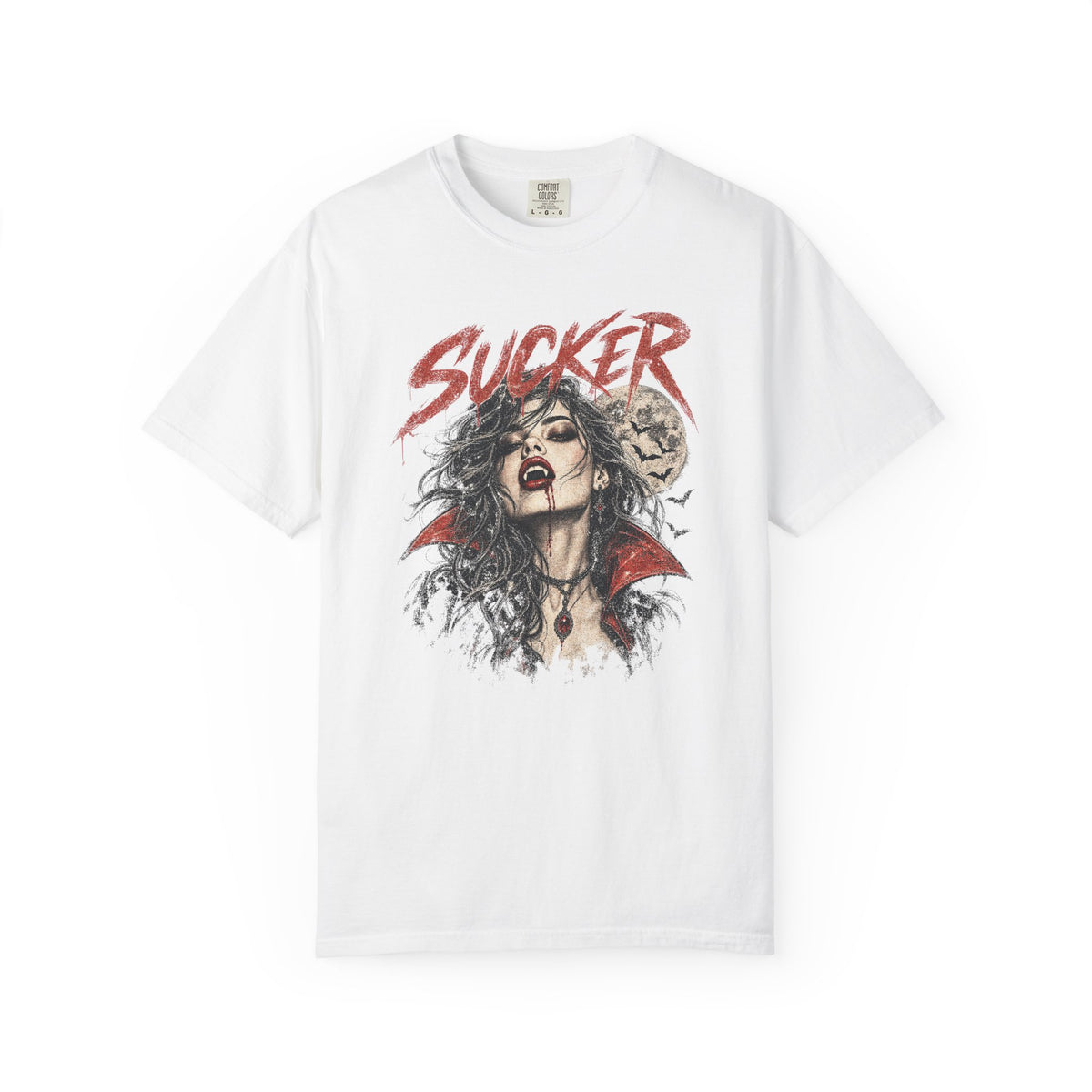 Sucker — Vintage Vampire Graphic Tee