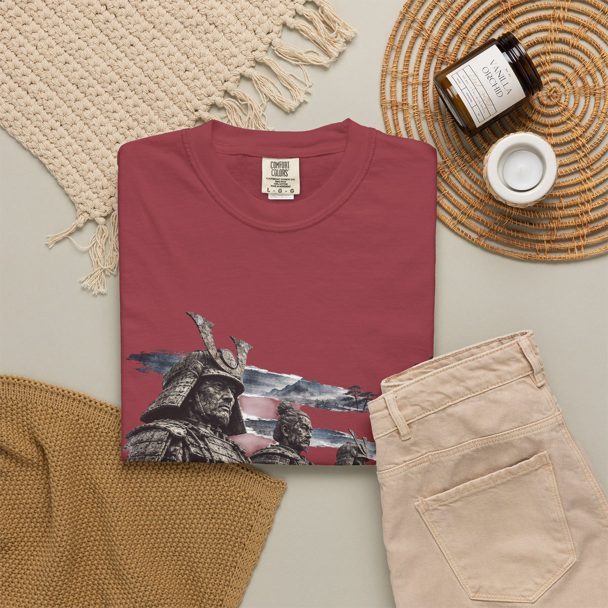 Stone Samurai — Japanese Ink Graphic Tee