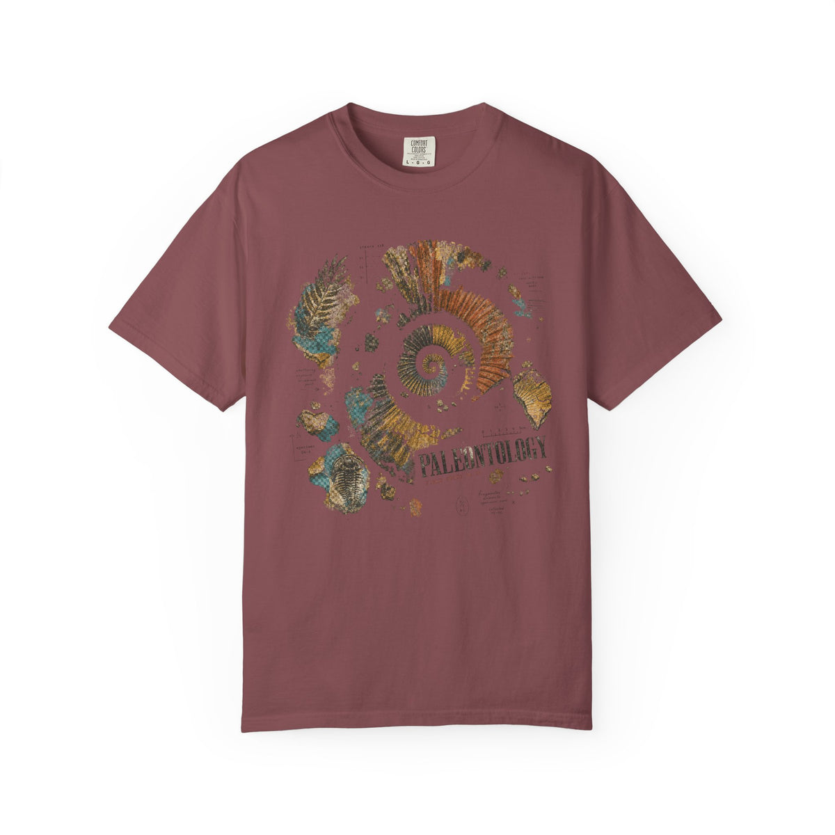 Paleontology — Vintage Fossil Field Study Graphic Tee
