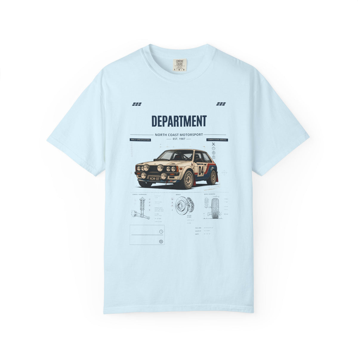 North Coast Motorsport — Vintage Rally Car Graphic Tee