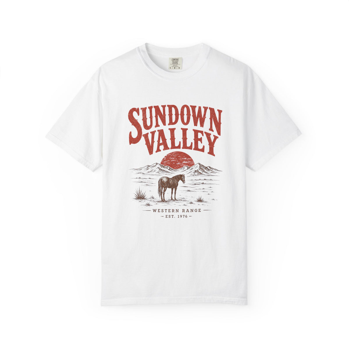 Sundown Valley — Vintage Western Horse Graphic Tee