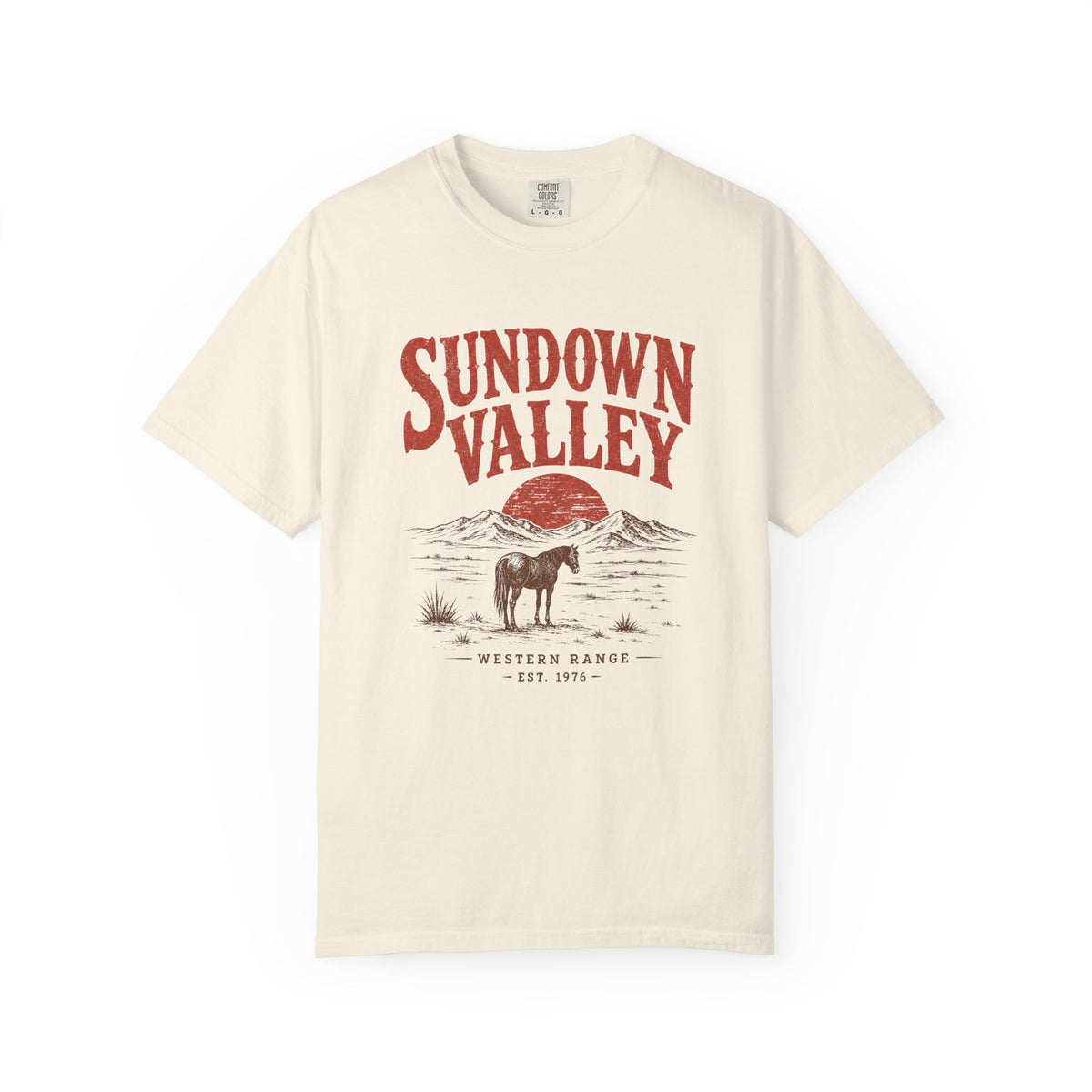 Sundown Valley — Vintage Western Horse Graphic Tee