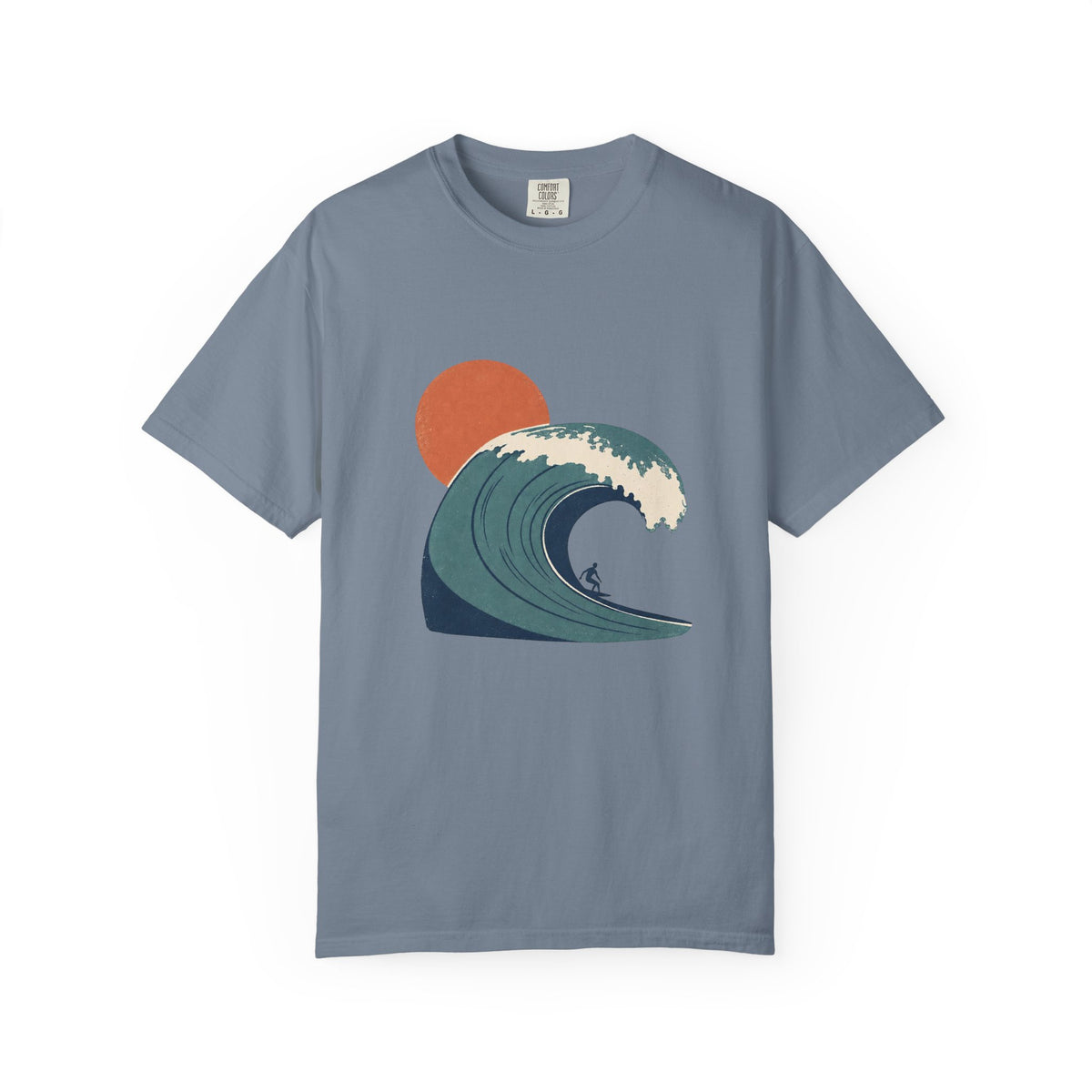High Tide — Vintage Surf Wave Graphic Tee