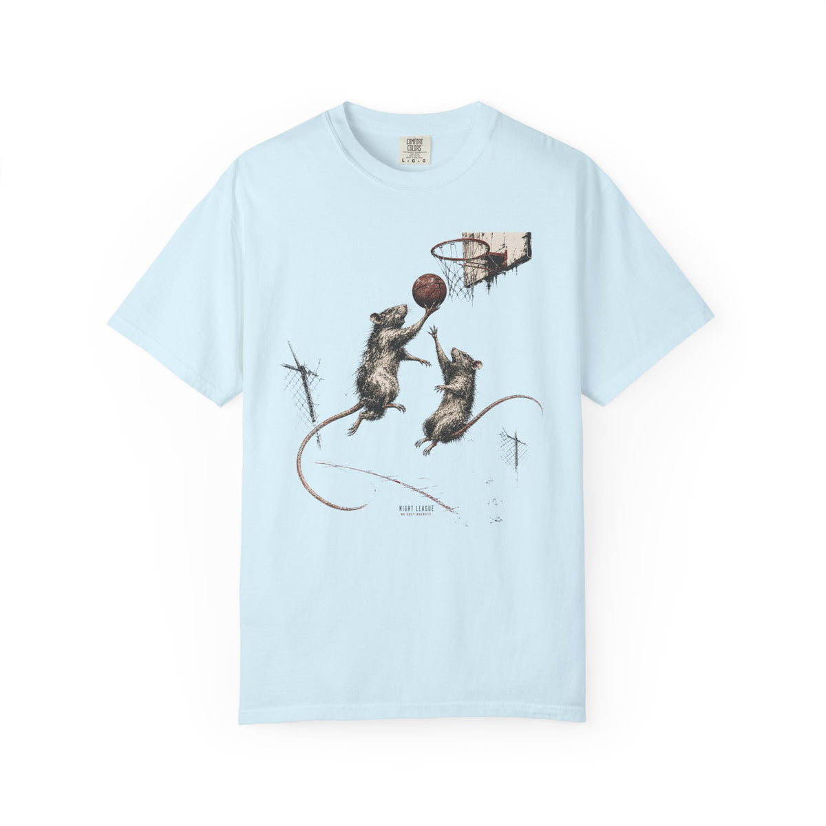 Night League — Vintage Basketball Graphic Tee
