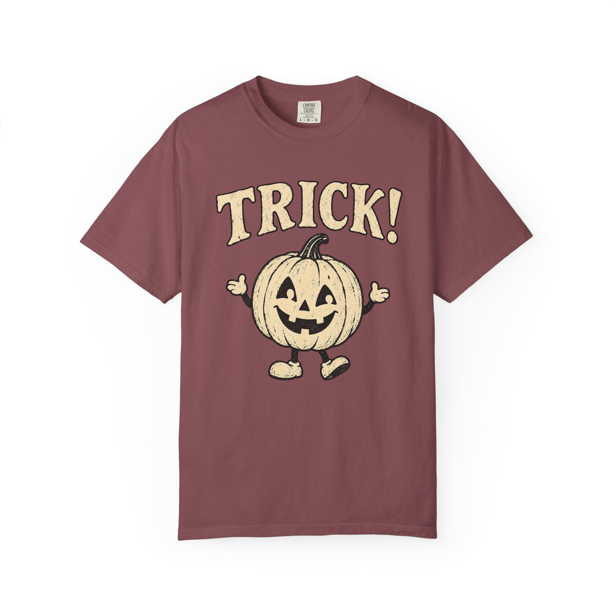 TRICK! — Vintage Jack-O'-Lantern Halloween Graphic Tee