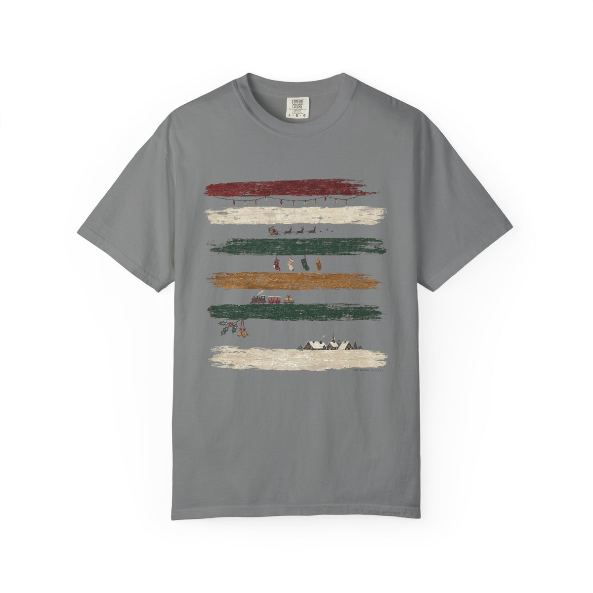 Christmas Between the Lines — Vintage Christmas Graphic Tee