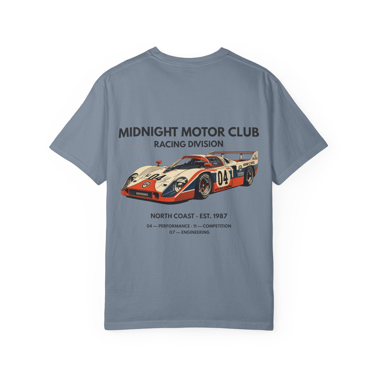 Midnight Motor Club — Double-Sided Vintage Motorsport Tee