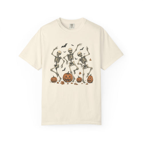 Dance With the Dead — Vintage Halloween Skeleton Graphic Tee