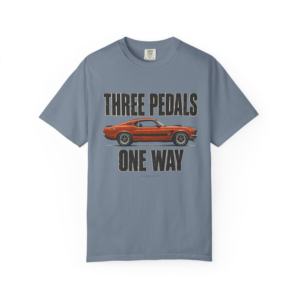 Three Pedals — Vintage Manual Driving Graphic Tee