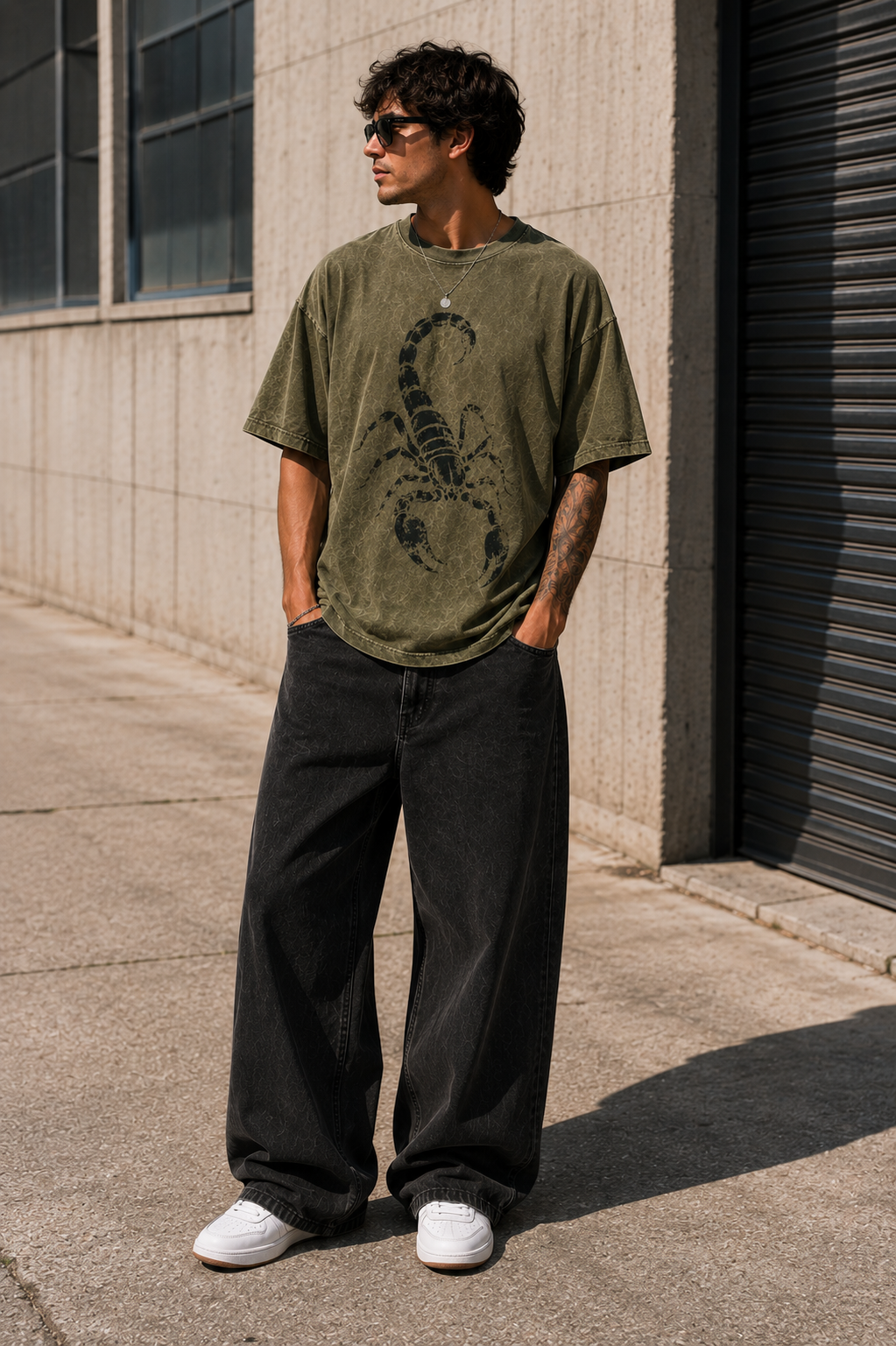 Scorpion — Vintage Washed Graphic Tee