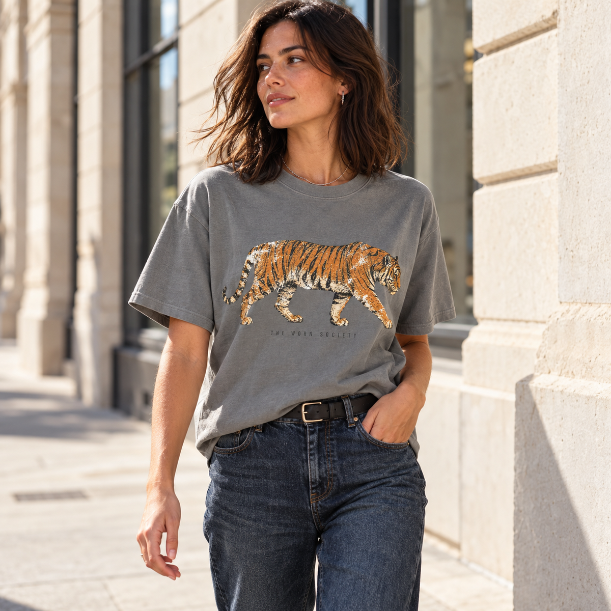 Tiger — Vintage Wildlife Graphic Tee