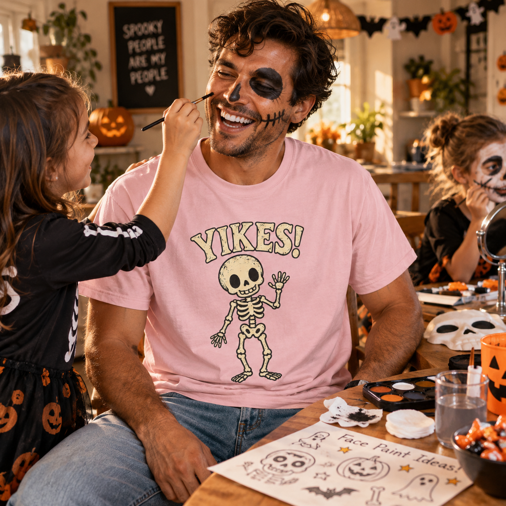 YIKES! — Vintage Skeleton Halloween Graphic Tee