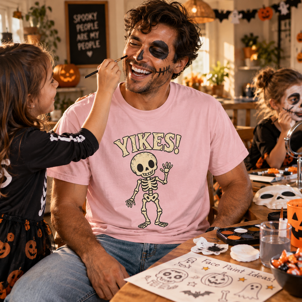 YIKES! — Vintage Skeleton Halloween Graphic Tee