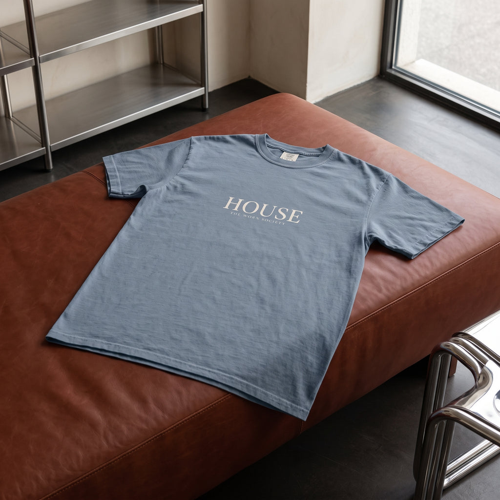 House — Vintage Playing Card Suits Graphic Tee