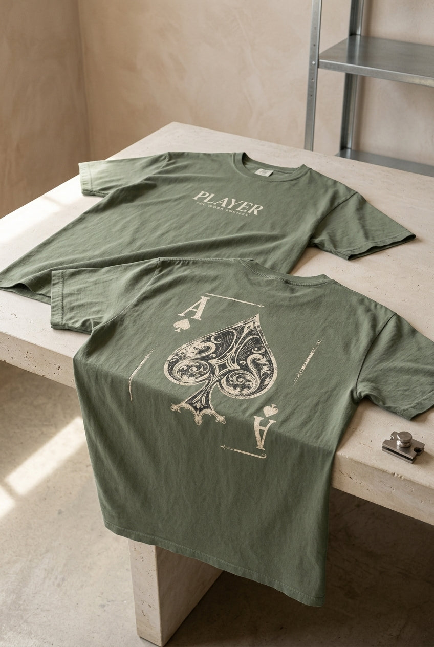 Player — Vintage Ace of Spades Graphic Tee