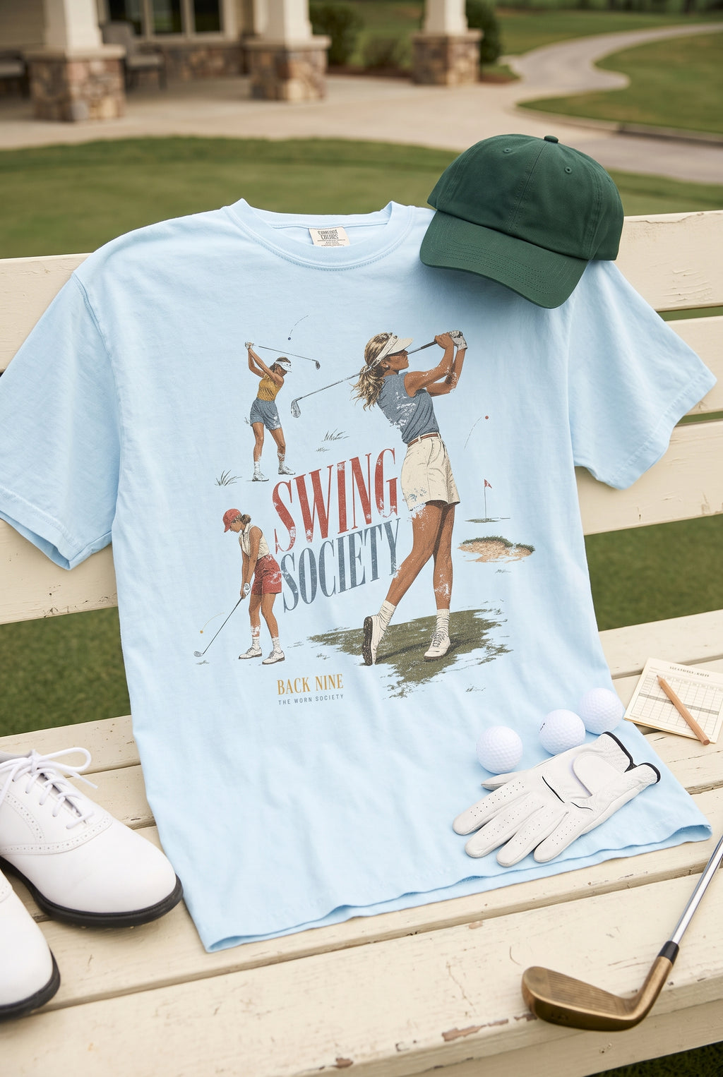 Swing Society — Vintage Women's Golf Graphic Tee