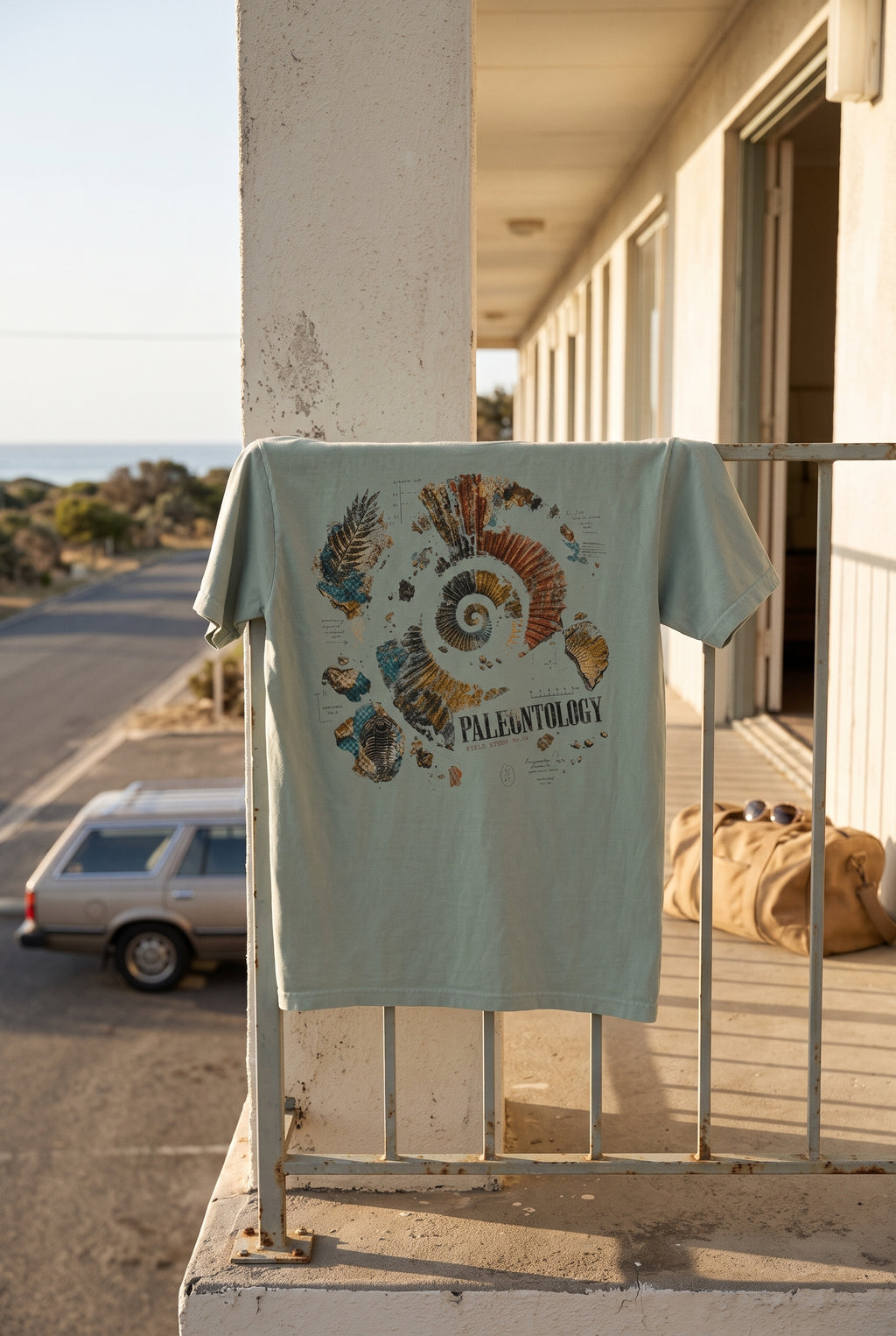 Paleontology — Vintage Fossil Field Study Graphic Tee