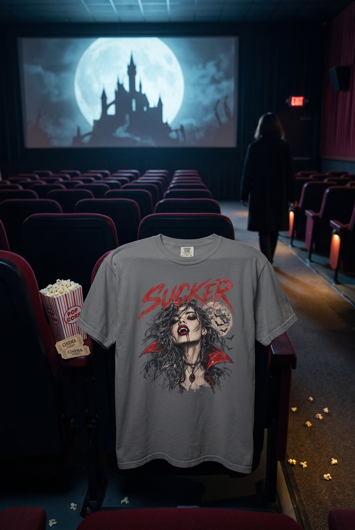 Sucker — Vintage Vampire Graphic Tee