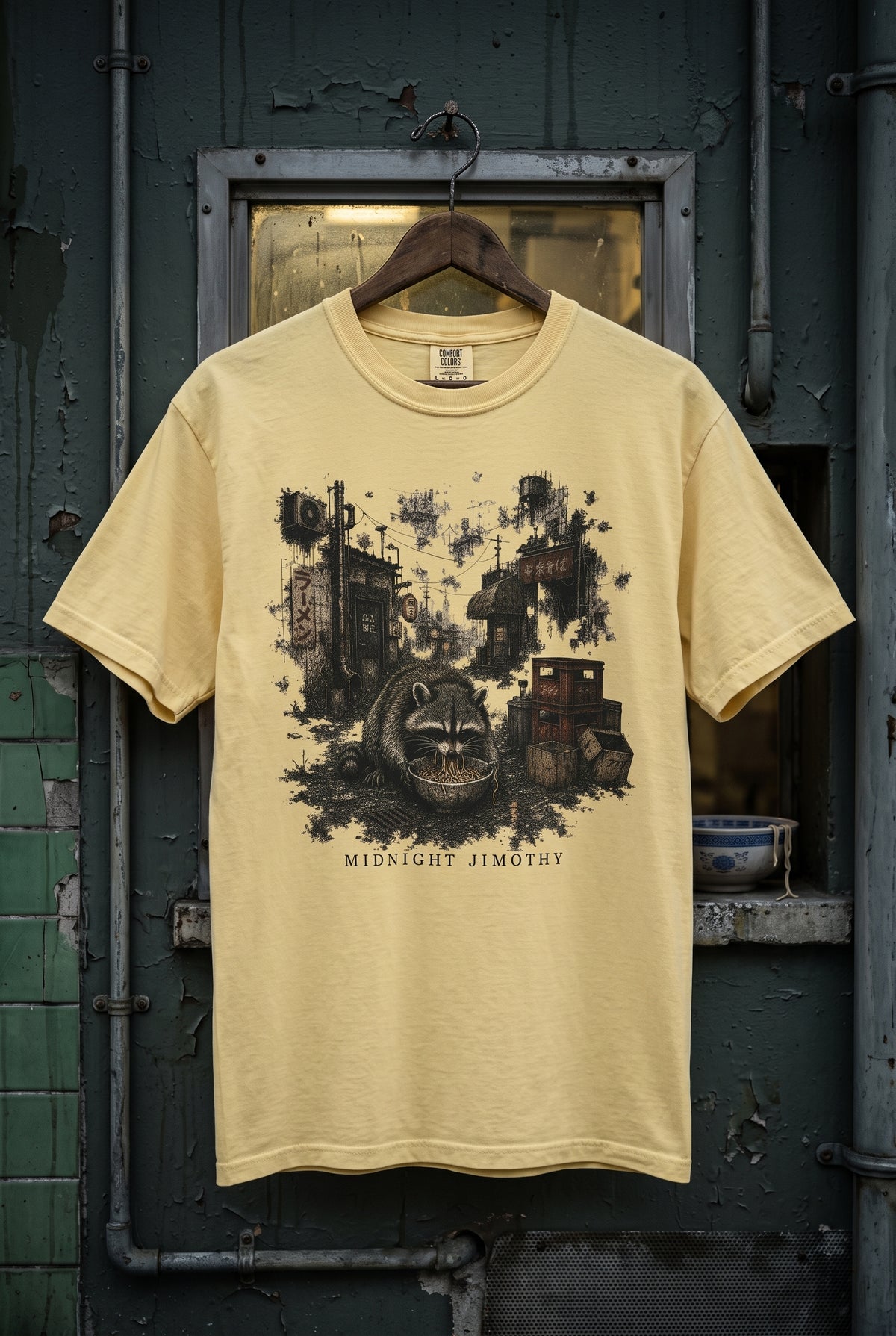 MIDNIGHT JIMOTHY — Vintage Raccoon Graphic Tee