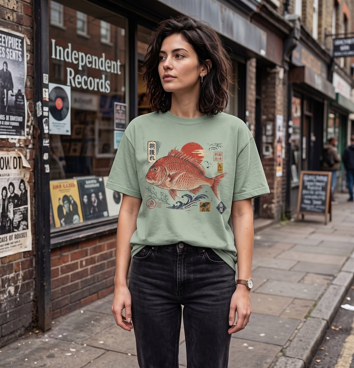 FISH MARKET — Vintage Japanese Fish Graphic Tee