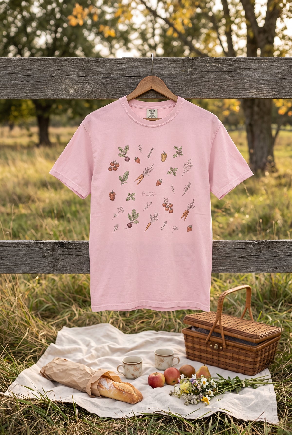 FARMERS MARKET — Vintage Botanical Graphic Tee