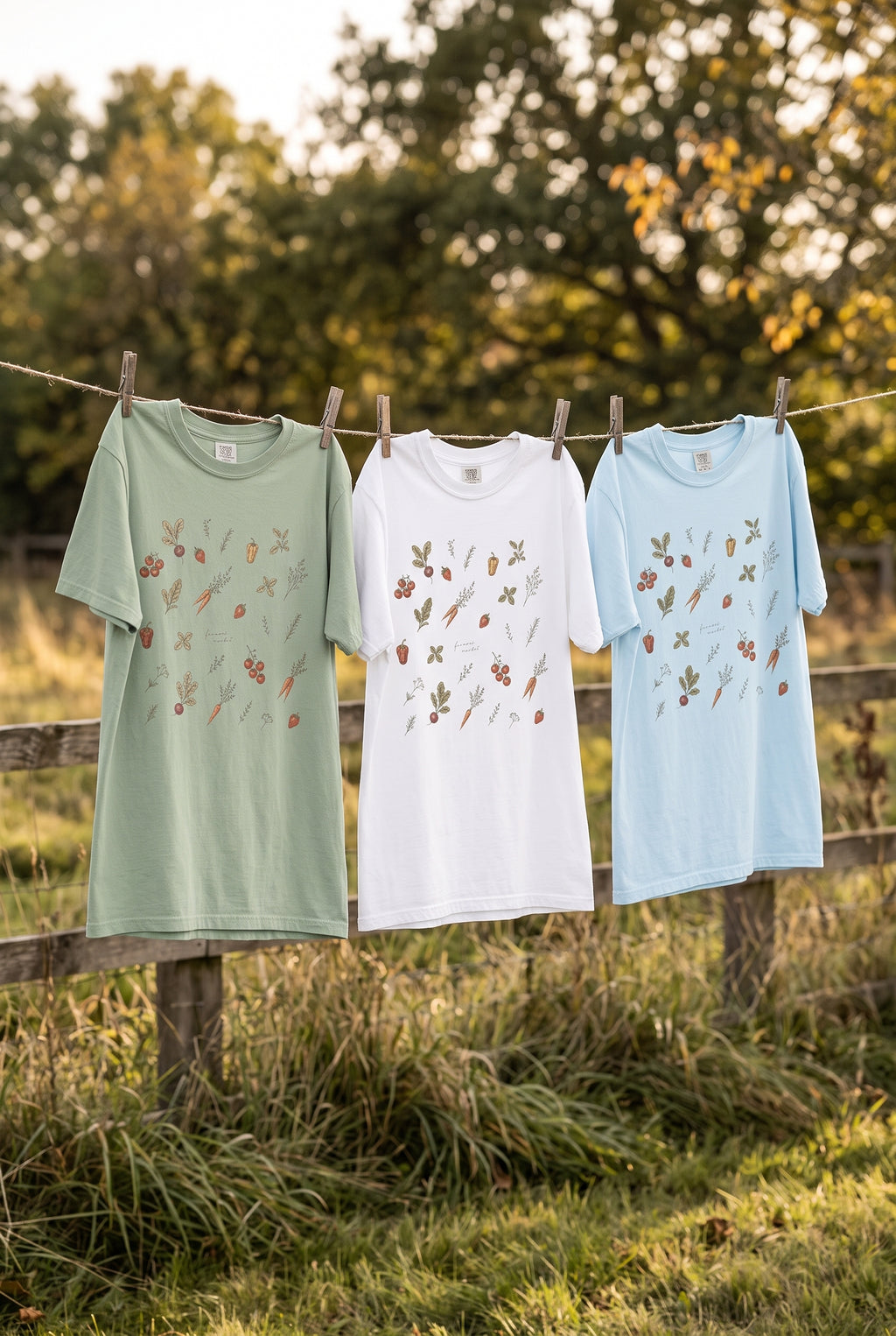 FARMERS MARKET — Vintage Botanical Graphic Tee