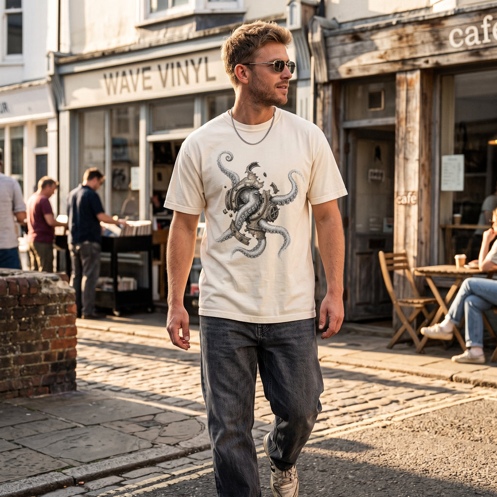 Deep Sea — Vintage Octopus Graphic Tee